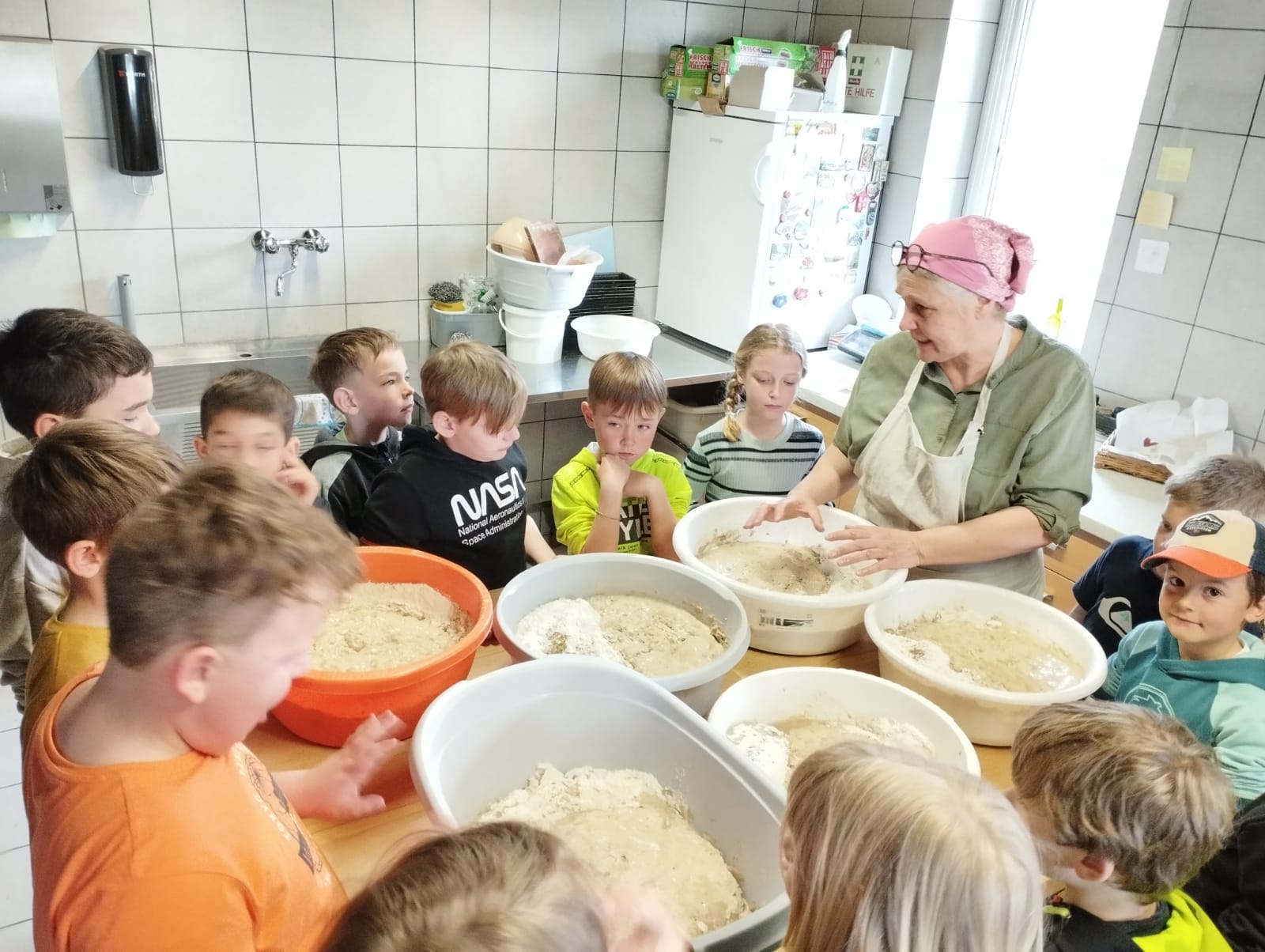 Brot backen mit Kindern