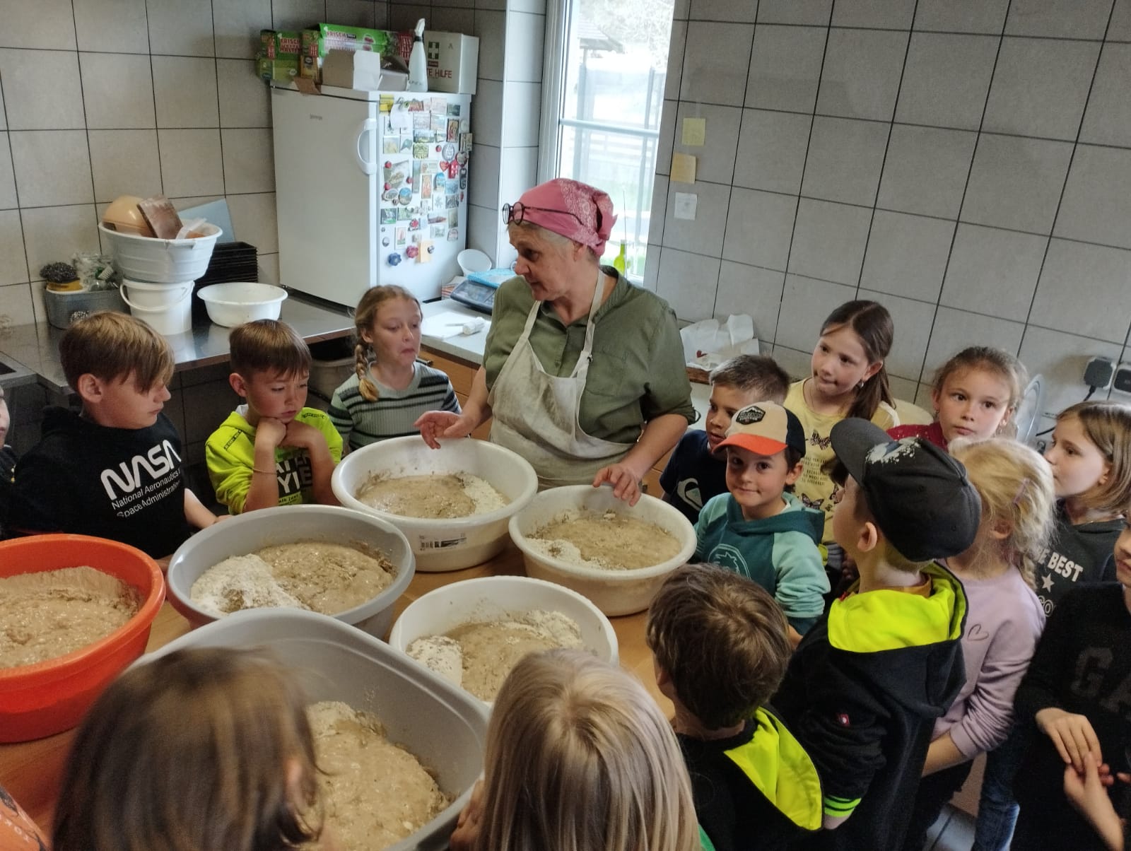 Brot backen mit Kindern